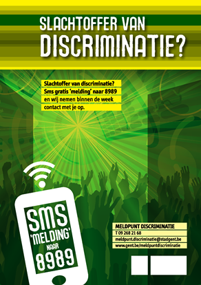 Affiche discriminatie in de horeca Gent
